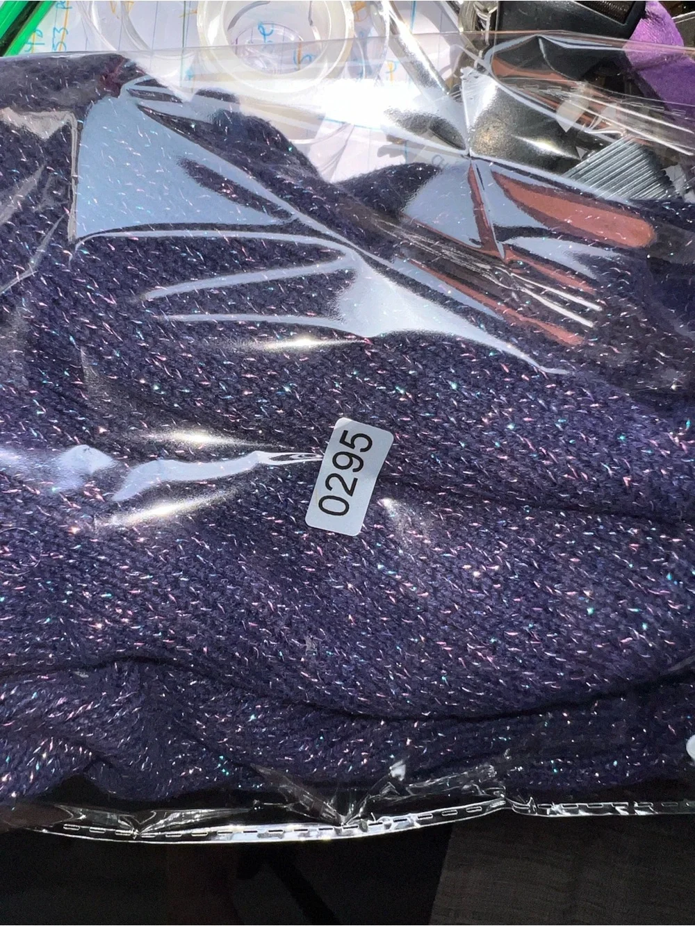 Gymboree Royal Blue Metallic Crewneck Sweater